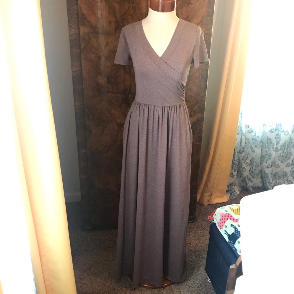 Reborn J Maxi Dress Heathered Mauve